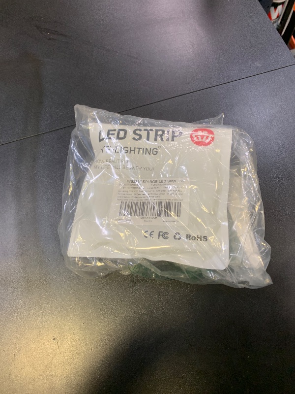 Photo 1 of BTF-LIGHTING WS2815 (Upgraded WS2812B) 16.4ft 300 Pixels Magic Dream Color Individually Addressable RGB LED Flexible Strip Light 5050 SMD Dual Signal IP30 Non-Waterproof DC12V Black PCB