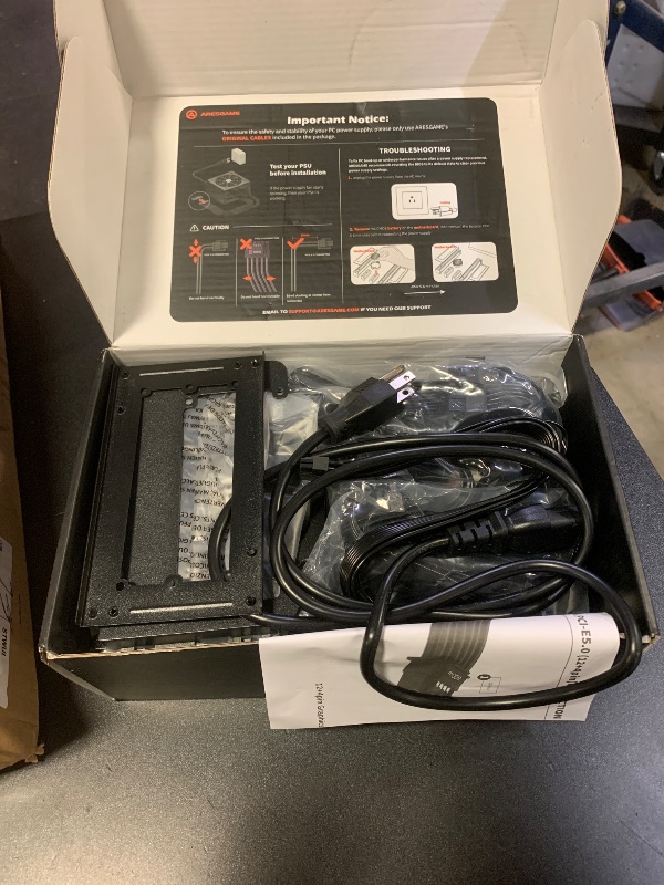 Photo 1 of ARESGAME SFX Power Supply, 850W, ATX 3.0 & PCIE 5.0 Ready, 80 Plus Gold Certified, Fully Modular Power Supply with Durable Hydraulic Bearing Fan, SFX Form Factor, 10 Year Warranty