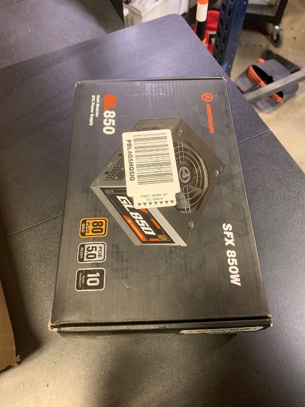 Photo 1 of ARESGAME SFX Power Supply, 850W, ATX 3.0 & PCIE 5.0 Ready, 80 Plus Gold Certified, Fully Modular Power Supply with Durable Hydraulic Bearing Fan, SFX Form Factor, 10 Year Warranty