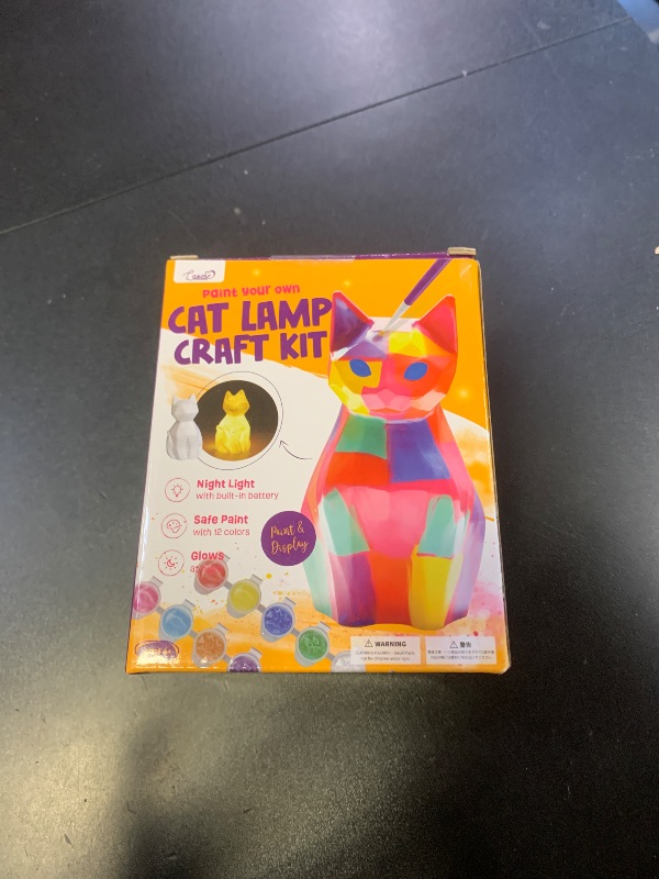 Photo 1 of Paint Your Own Cat Lamp Kit, Art Supplies Arts & Crafts Kits, Painting kit for Kids 6-12, Arts and Crafts for Kids Ages 8-12, Toys Girls Boy Birthday Easter Gift Ages 3 4 5 6 7 8 9 10 11 12+