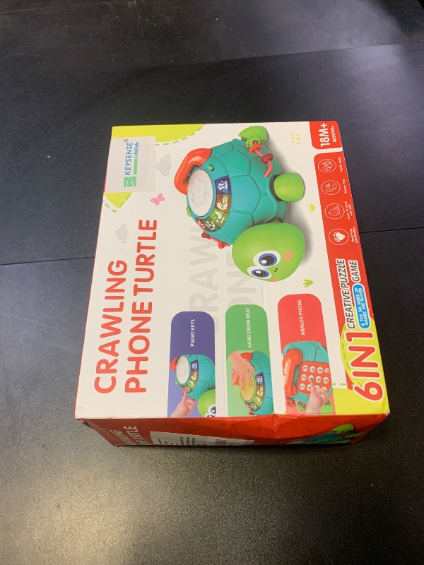 Photo 1 of Baby Toys 6 to 12 Months Crawling Turtle Musical Infant Toy for 12 Months Old Light Up Tummy Time Toys Early Eduactional Learning Montessori Toy for 8 9 10 Month Baby Boy Girl Toddler