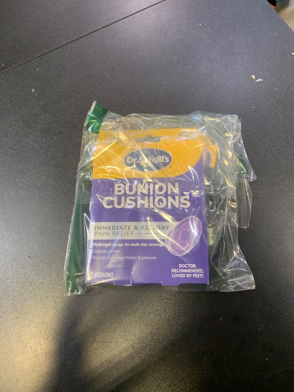 Photo 1 of Dr. Scholl's BUNION CUSHION with Hydrogel Technology, 5ct // Cushioning Protection against Shoe Pressure and Friction that Fits Easily In Any Shoe for Immediate and All-Day Pain Relief
