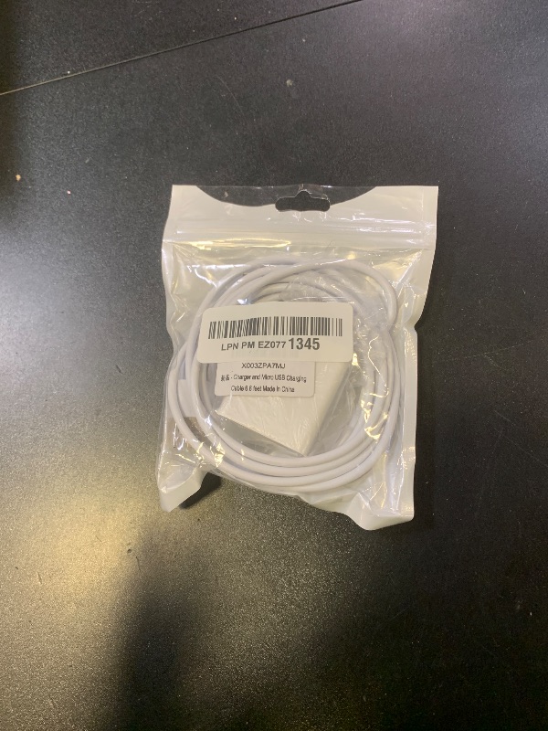 Photo 1 of Power Cord for Ring Indoor Cam 1st Gen/2nd Generation, VAVA Camera, Eufy/Owlet Baby Monitor, Charger and Micro USB Charging Cable 6.6 feet