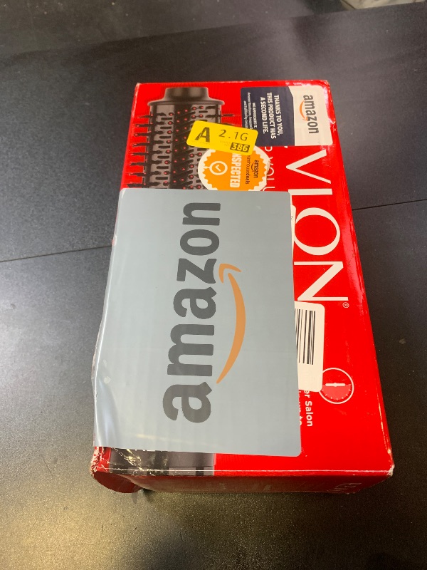 Photo 1 of REVLON One Step Volumizer PLUS Hair Dryer and Styler | More Volume, Less Damage, and More Styling Control for Easy and Fast Salon-Style Blowouts, Plus Travel Friendly (Black)