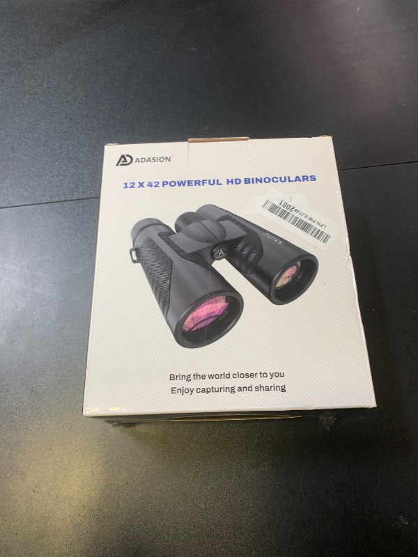 Photo 1 of 12x42 HD Binoculars for Adults High Powered with Phone Adapter and Tripod, Super Bright BAK4 Prism Waterproof Binoculars for Bird Watching Hunting Hiking Safari Travel Sports