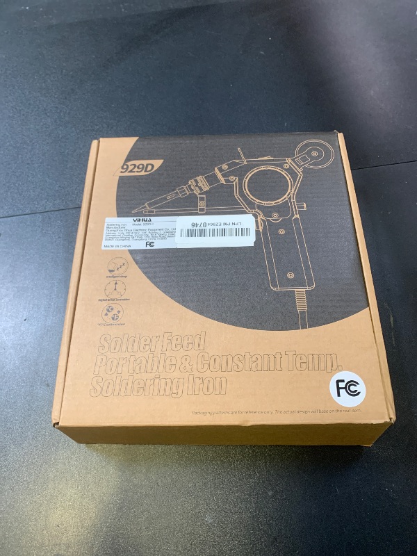 Photo 1 of YIHUA 929D-II Soldering Gun Kit Motorized Industrial Automatic Solder Feeding with Digital Display, Temperature Contorl, Stabilization with 80g Solder Wire Soldering Kit