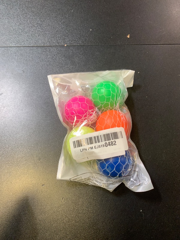 Photo 1 of Sumind 5 Pieces Replacement Beach Balls Paddle Replacement Balls Extra Balls for Outdoor Activities, Assorted High Visibility Colors