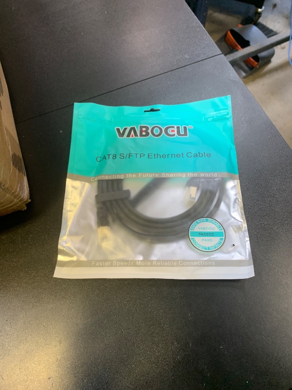 Photo 1 of Cat 8 Ethernet Cable, 1.5Ft 3Ft 6Ft 10Ft 15Ft 20Ft 30Ft 40Ft 50Ft 60Ft 100Ft Heavy Duty High Speed Internet Network Cable, Professional LAN Cable Shielded in Wall, Indoor&Outdoor