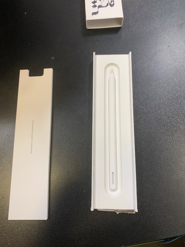 Photo 1 of Apple Pencil Pro: Latest Model - Device Compatibility Check Required - Pixel-Perfect Precision, Tilt and Pressure Sensitivity, Perfect for Note-Taking, Drawing, and Art. Charges and Pairs Magnetically
