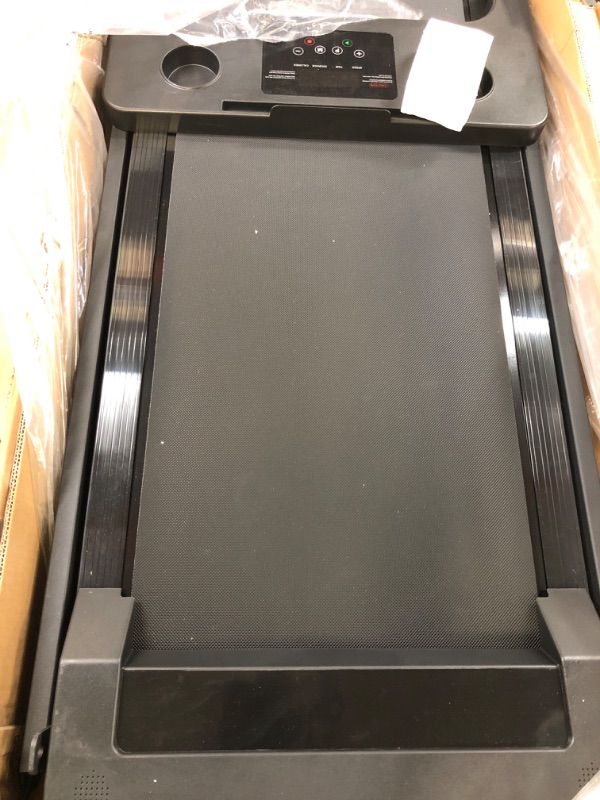 Photo 1 of Treadmill with Handles, 2025 Upgraded Small Treadmills Home, Portable Electric Treadmills for Home 300 lbs Capacity,Walking Pad Treadmill,Lightweight Folding Foldable Walking Pad with LED Display
