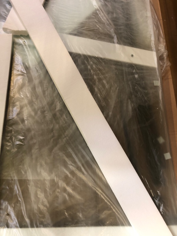 Photo 1 of ONLY GLASS* GETPRO Shower Door Double Sliding 57-60 in. W x 72 in. H Semi-Frameless Bypasss Bathroom Glass Shower Sliding Doors,1/4 inch Clear Tempered Glass Door for Walk-in Shower Matte Black