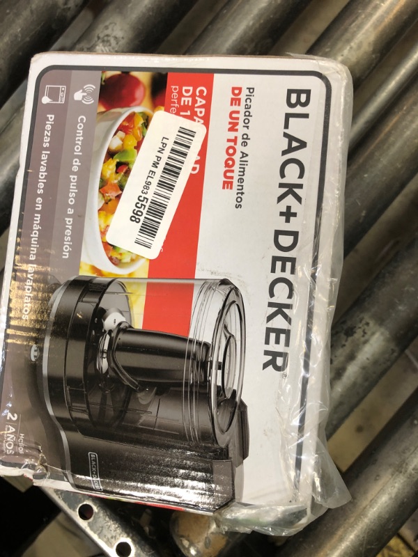 Photo 1 of BLACK+DECKER 1.5-Cup Electric Food Chopper, One Touch Pulse, 150W Motor, Stay-Sharp Blade, Dishwasher Safe