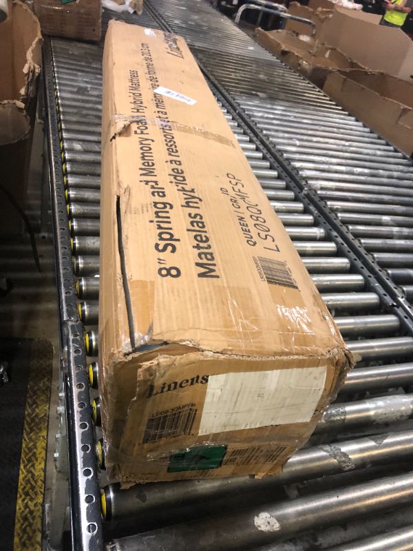 Photo 1 of Linenspa 8 Inch Memory Foam and Spring Hybrid Mattress - Medium Firm Feel - Bed in a Box - Quality Comfort and Adaptive Support - Breathable - Cooling - Guest and Kids Bedroom - Queen Size