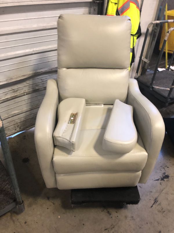 Photo 1 of Lexicon Manual Recliner Chair, Reclining Sofa Chair, Home Theater Seating, Wall Hugger, Manual Recliner for Living Room/Office/Apartment, Easy Assembly, Taupe Faux Leather
