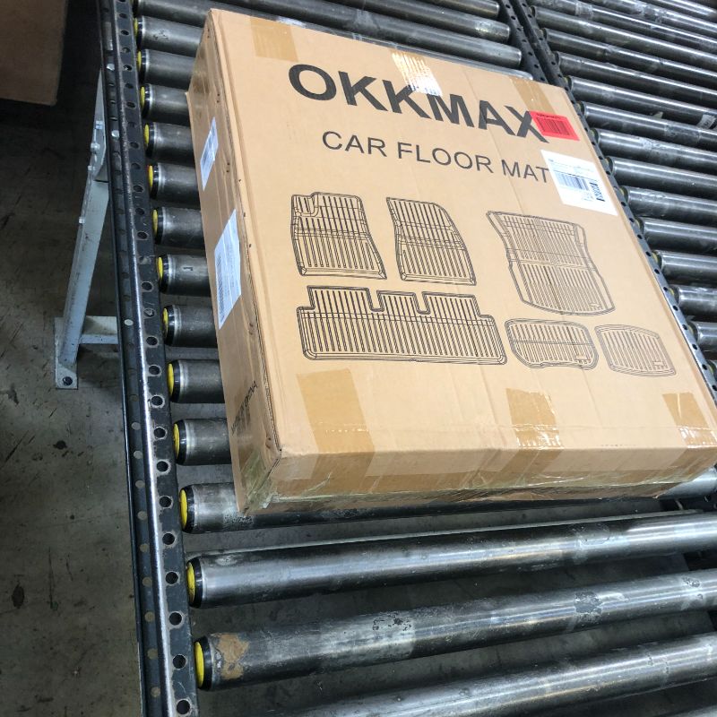 Photo 1 of OKKMAX Floor Mats for Tesla Model 3 Highland 2024 New Generation - Full Set Cargo Liner Rear Cargo Tray Trunk Floor Mat Interior Accessories Custom Fit for 2024 New Version Model 3