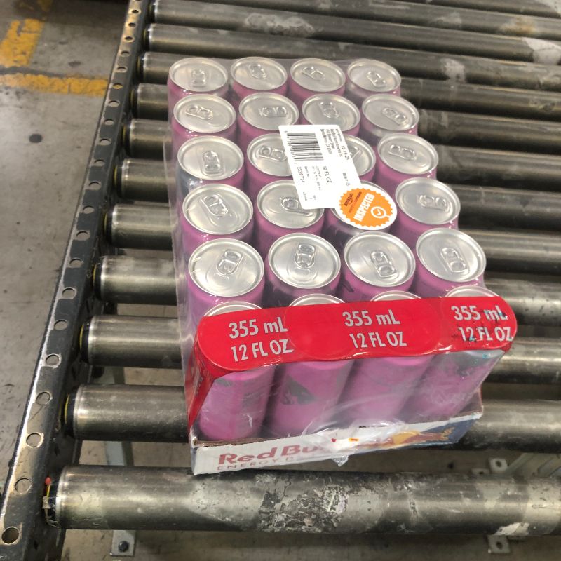 Photo 1 of Red Bull Pink Edition Energy Drink, Wild Berries, 12 fl. z., Case of 24 cans, with 114mg Caffeine, Taurine & B Vitamins