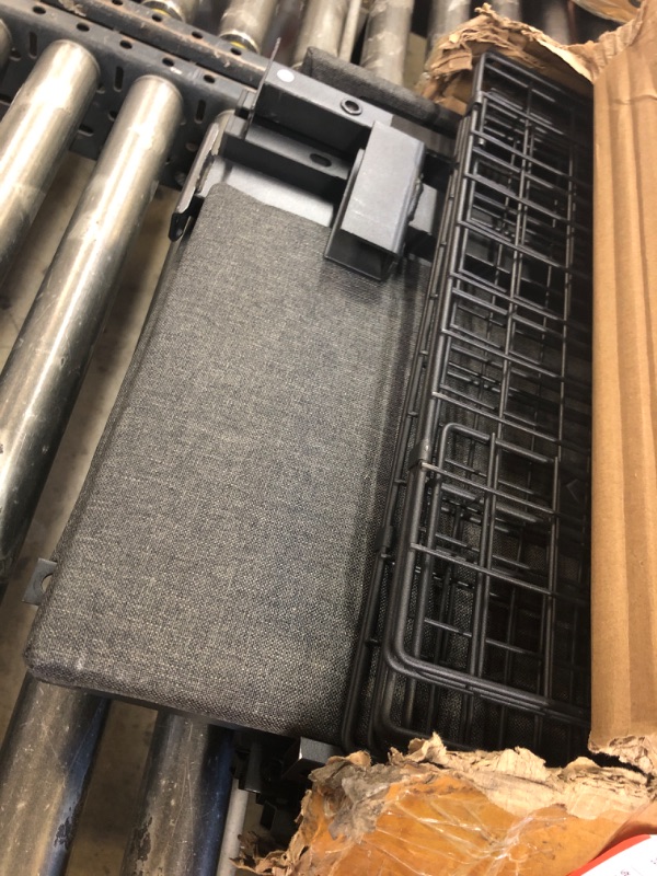 Photo 1 of Driftalia King Size Bed Frame with 4 Storage Drawers, Upholstered King Bed Frame with Charging Station and LED Lights Headboard, No Box Spring Needed, Easy Assembly - Dark Grey