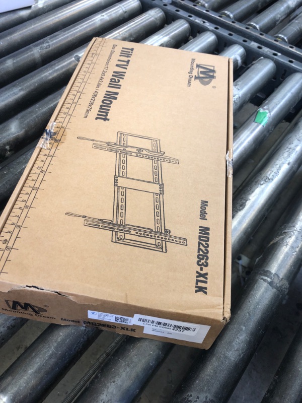 Photo 1 of Mounting Dream TV Wall Mount for 42-86" TVs, Tilting TVs Mount with Level Adjustment Fits 16", 18", 24" Studs Easy for Centering, Wall Mount TV Bracket Max VESA 800x400mm, 120 LBS Loading, MD2263-XLK