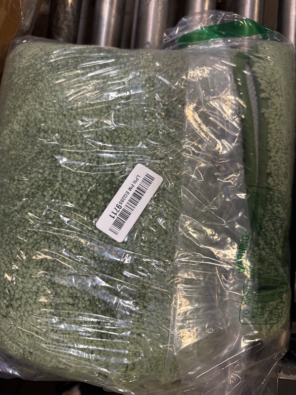 Photo 1 of COSY HOMEER Bath Rugs for Bathroom Extra Thick- Anti-Slip Bath Mats Soft Plush Yarn Shaggy 100% Strong Mirco Polyeste Mat Living Room Bedroom Mat Floor Water Absorbent(Green,24x48 - Inches)