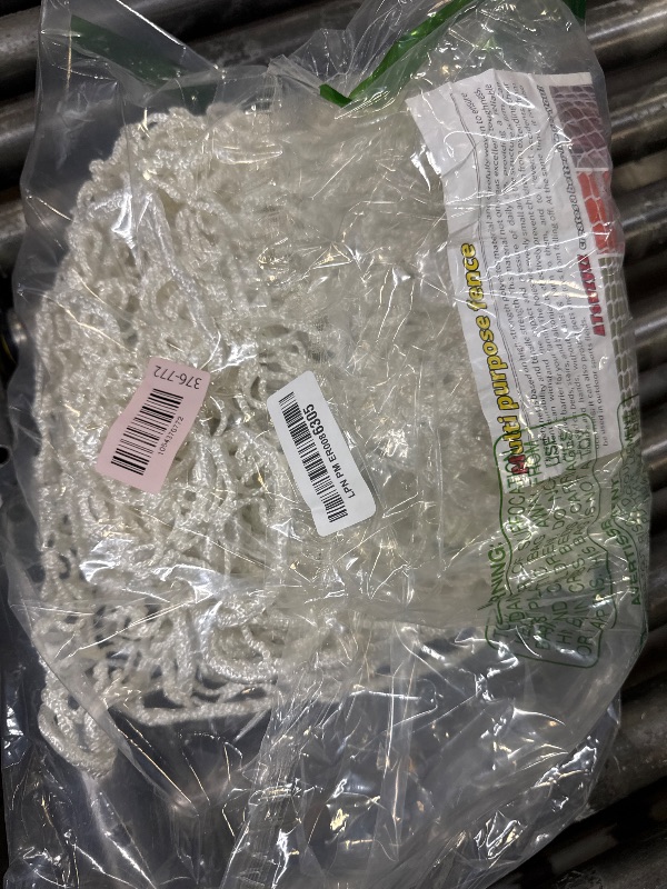 Photo 1 of Stair Netting Child Safety Rope Net for Pets?Apartment?Balcony?Trampoline?Playground?Driveway Net for Kids Safety?Sports Netting Baseball Softball Net (White, 4.95FTx13.2FT)