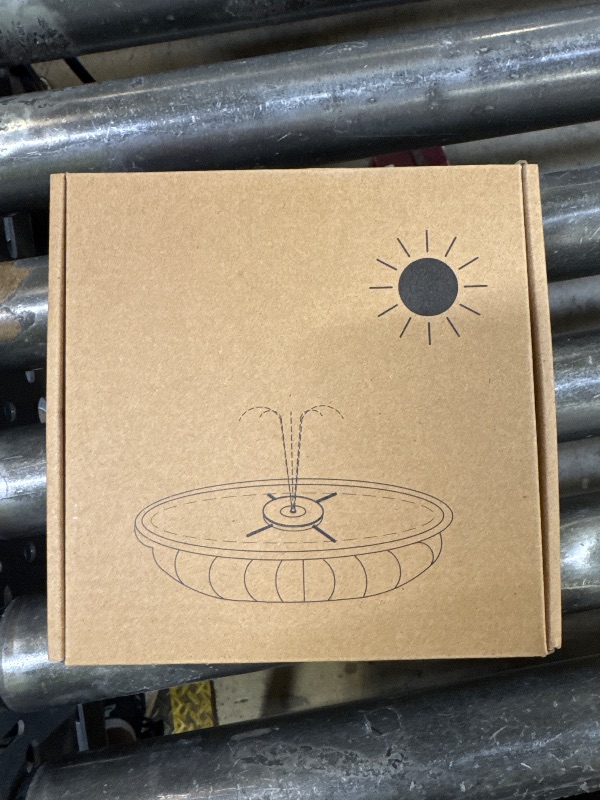 Photo 1 of SZMP Solar Fountain Upgrade, 3.5W Solar Powered Bird Bath Fountains with Flower, Outdoor Water Feature Solar Pump with 7-in-1 Nozzles, 4 Fixed Pipes for Humingbirds, Garden, Pool, Pond, and Fish Tank