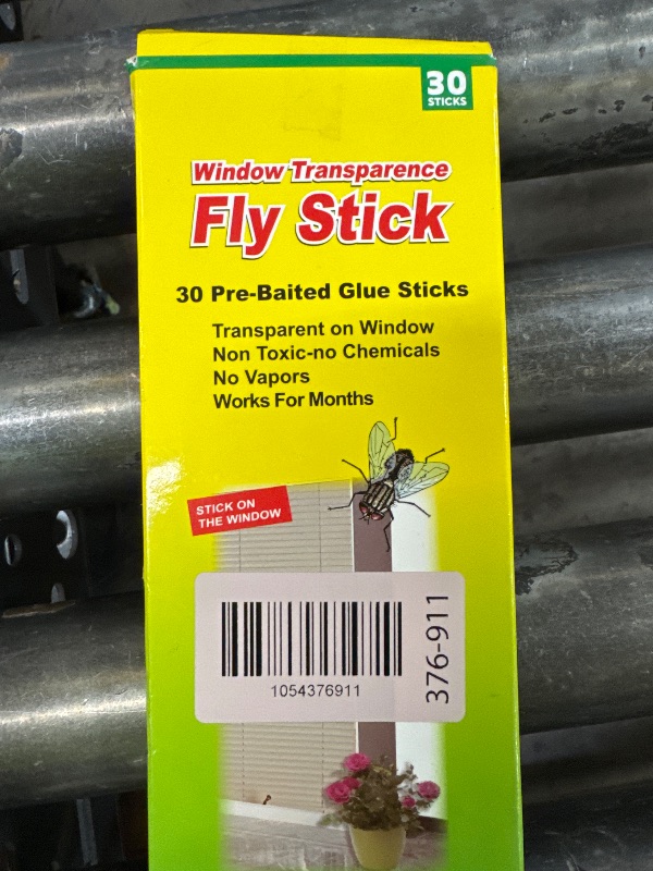 Photo 1 of Mosqueda Window Fly Traps, 30 Pack Sticky Fly Traps for Indoors, Fly Catchers for Inside Home, Waterproof & Non-Toxic Adhesive Sticky Paper Trap for Mosquitos Bugs Housefy Fruit Fly Flying Gnats