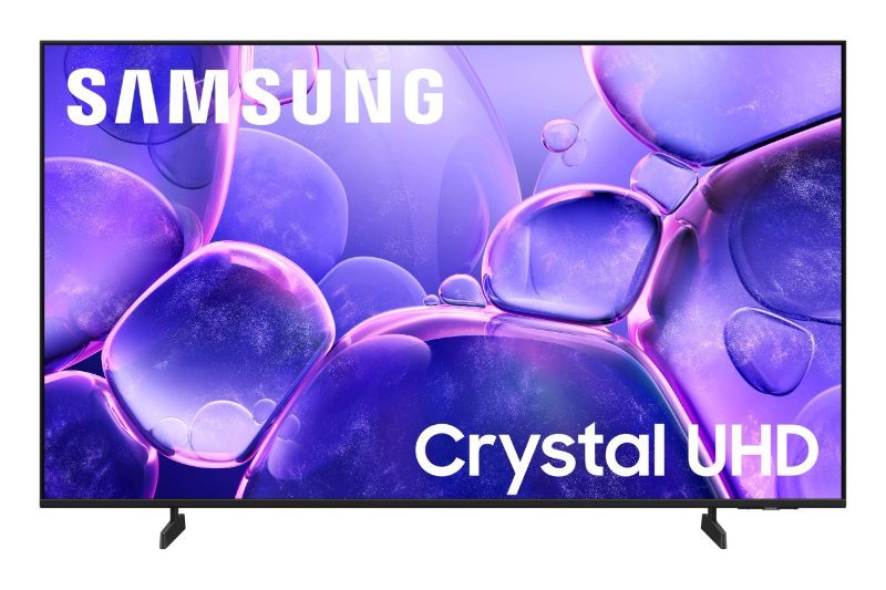 Photo 1 of Samsung 55-Inch Class Crystal UHD U8000F 4K Smart TV (2025 Model) Endless Free Content, Crystal Processor 4K, MetalStream Design, Knox Security, Compatible with Alexa