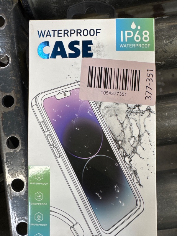 Photo 1 of Temdan Compatible with iPhone 16 Pro Max Case Waterproof, Built-in Screen & Camera Protector IP68 Underwater Full Body 16FT Military Dropproof Shockproof Phone Case 6.9"-Black/Clear