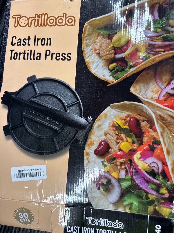 Photo 1 of Tortillada – Premium Tortilla Press Cast Iron with Recipes E-Book (12 Inch)