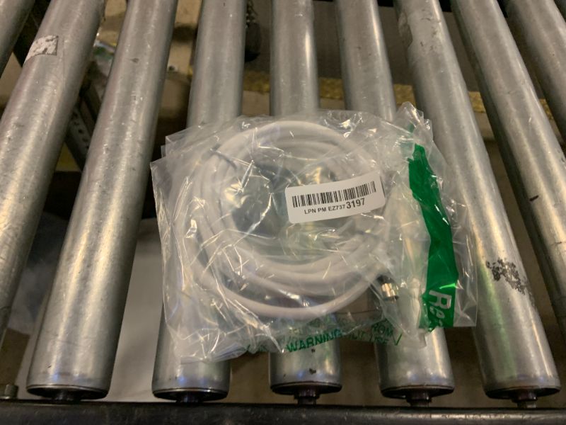 Photo 1 of G-PLUG 10FT RG6 Coaxial Cable Connectors Set - High-Speed Internet, Broadband and Digital TV Aerial, Satellite Sky Cable Extension- Weather-Sealed Double Rubber O-Ring and Compression Connectors White