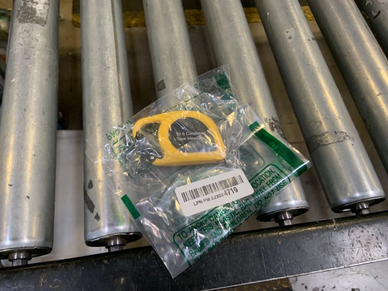 Photo 1 of Carabiner Mini Tape Measure - Metric and Imperial 10 ft/ 300 cm - Metal Measuring Blade, Quick Read, Auto-Lock and Pocket Size, Shock Absorbent Case, Ideal for at Home and in Office Use