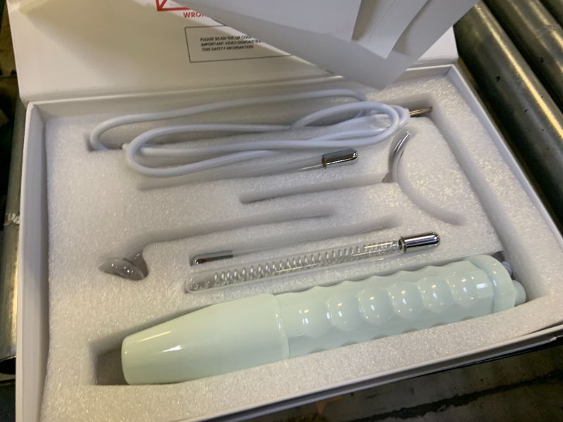 Photo 1 of NuDerma Clinical Skin Therapy Wand - Portable Skin Therapy Machine w 6 Fusion Neon + Argon Wands – Anti Aging - Clarifying - Skin Tightening & Radiance - Wrinkle Reducing