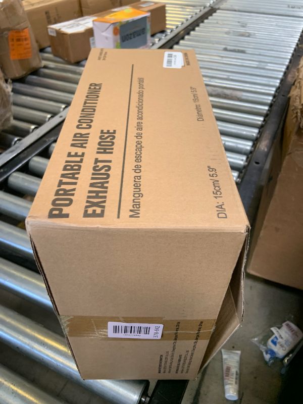 Photo 1 of 2 Pack Portable Air Conditioner Exhaust Vent Hose, Universal Flexible AC Hose with 5.9" Diameter, Anti-Clockwise Thread, Length up to 79"