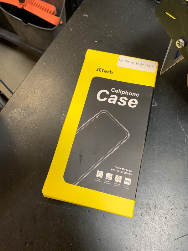 Photo 1 of JETech Ultra Slim Case for iPhone 15 Pro Max 6.7-Inch, Camera Lens Cover, Lightweight Matte Finish PP Hard Minimalist Case, Support Wireless Charging (Black Titanium)