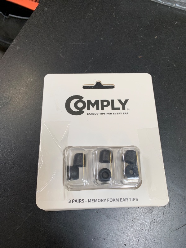 Photo 1 of Comply 500 Core Series | Memory Foam Replacement IEM Ear Tips for KZ, Moondrop, FiiO Sennheiser & More | Superior Noise Isolation, Ultimate Comfort, Secure Fit | TechDefender, Black, Medium (3 Pairs)