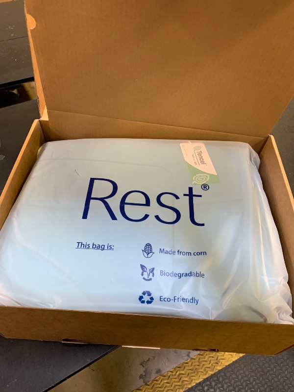 Photo 1 of REST® Evercool® Cooling Comforter, Full/Queen, Blanket for Hot Sleepers, All Season Bedding to Keep Cool for Night Sweats, Breathable Lightweight Blanket, 90"x90" Inches, Aqua Blue