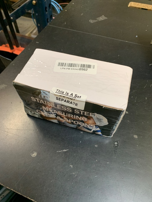 Photo 1 of Measuring Cups and Spoons Set, 7 Stainless Steel Nesting Measuring Cups & 7 Spoons, 5 Mini Measuring Spoons & 2 Detachable Rings, Kitchen Gadgets for Cooking & Baking, Set of 21