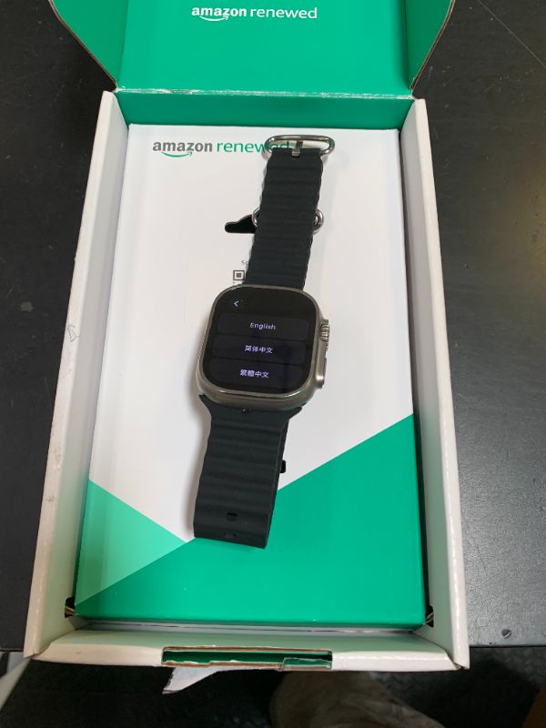 Photo 1 of SOLD FOR PARTS*** CUSTOMER LOCKED*** 
Apple Watch Ultra [GPS + Cellular 49mm] Titanium Case with Midnight Ocean Band, One Size (Renewed Premium)