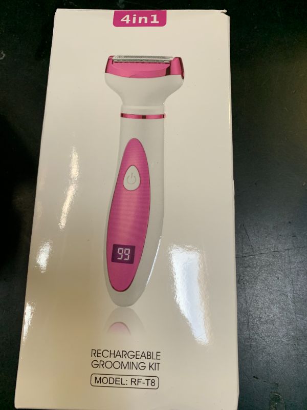 Photo 1 of Beanify Electric Razors LED Display for Women Men, 2025 Wet/Dry Lady Shaver,4 in 1 Cordless Hair Remover with IPX7 Waterproof,Smooth & Silky Portable Bikini Electric Grooming Set (Multicolor)