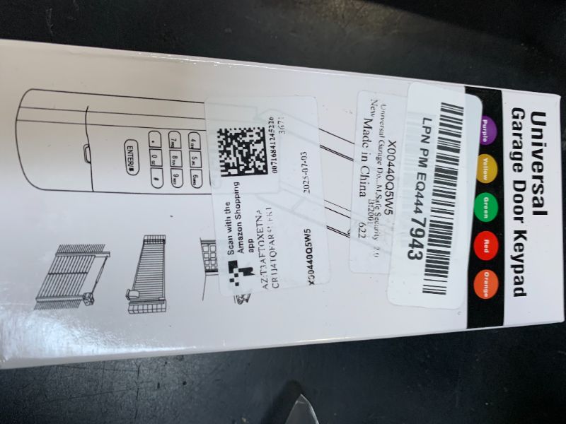 Photo 1 of Universal Garage Door Opener Keypad for Liftmaster Chamberlain Craftsman Wayne Dalton Openers Produced since 1993, Wireless Keypad Keyless Entry, Replaces 877/878MAX 377/977/877/66LM,Safe Security+2.0