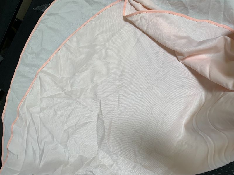 Photo 1 of Round Pink Table Cover DImensions Unkwn