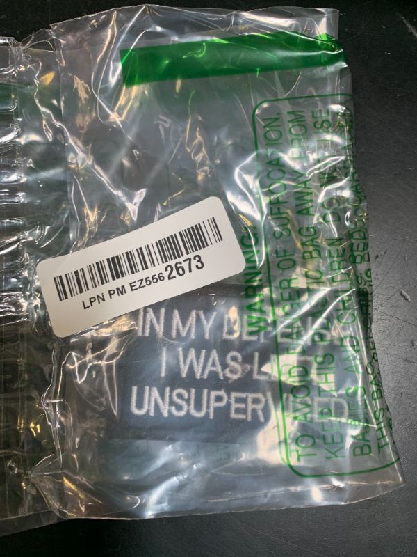 Photo 1 of XMJY Tactical Hook and Loop Patch - in My Defense I was Left Unsupervised, 1 Pc Embroidered Morale Patch for Backpacks, Army Vests, Jackets, Jeans, Hats, Helmets