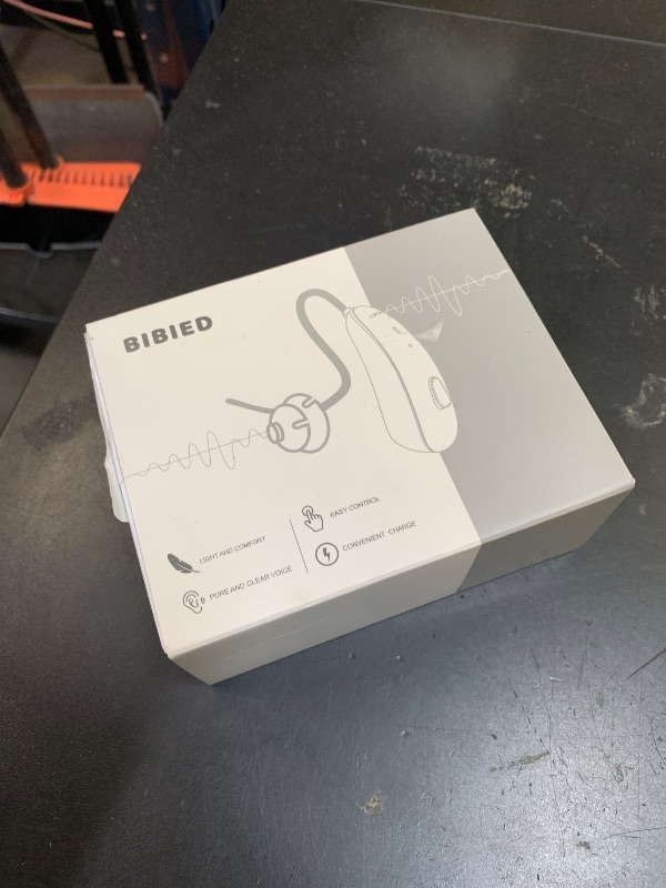 Photo 1 of BIBIED OTC Hearing Aids – Rechargeable Hearing Aids for Seniors & Adult with Smart Noise Reduction, Superior Sound, Self-Fit, Nearly Invisible, for Mild to Moderate Hearing Loss (Dark Grey)