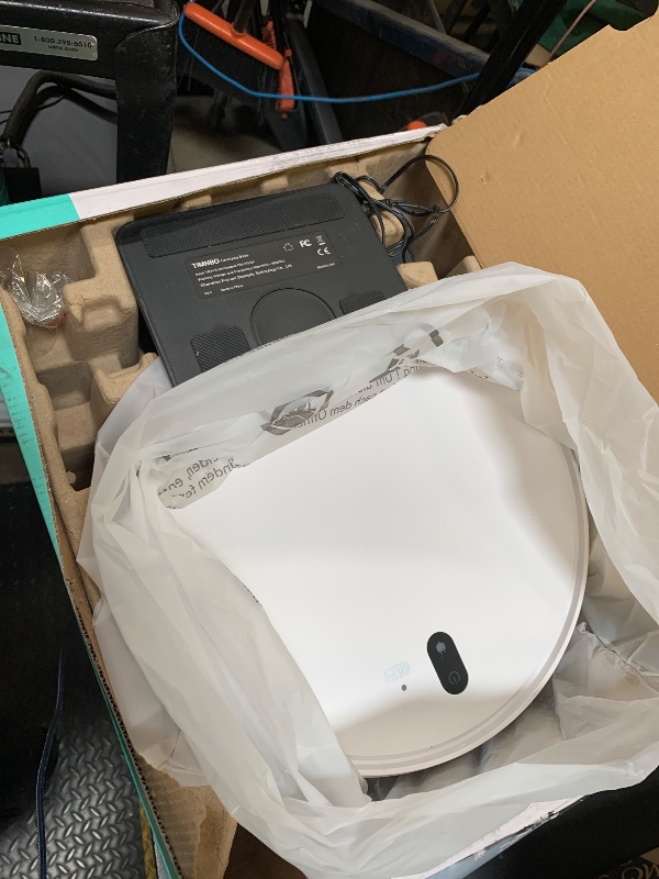 Photo 1 of Timnbo L200s Robot Vacuum Cleaner and Mop Touchless Vacuum Automatic Vacuum Robotic Self-Charging Ideal for Pet Hair Hard Floor, White