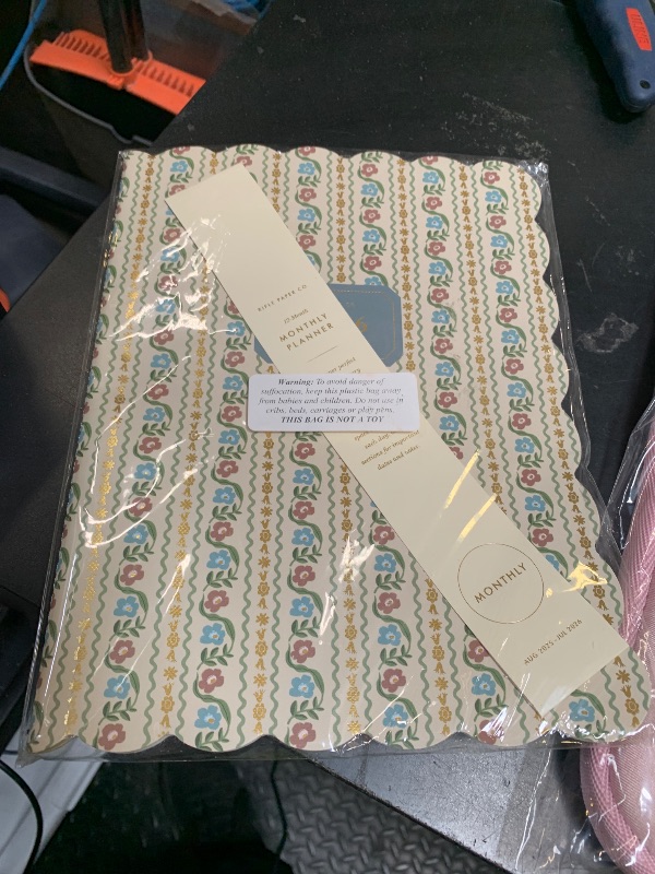 Photo 1 of Paper Co. 2026 Delphine 12-Month Academic Planner, Aug. 2025 - July 2026, Thread-Stitch Binding, 9.75" L x 7.75" W, Metallic Gold Foil Accents, Monthly Pages & Note Section