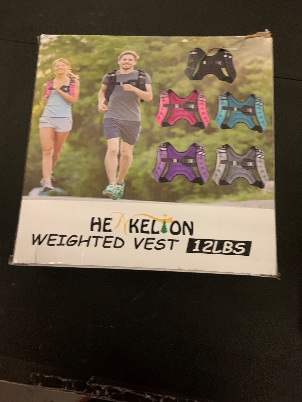 Photo 1 of Henkelion Weighted Vest Weight Vest for Men Women Kids Weights Included, Body Weight Vests Adjustable for Running, Training Workout, Jogging, Walking small 