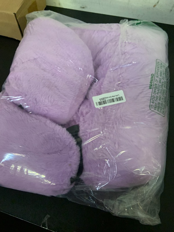 Photo 1 of Sexysamba Travel Pillow with Sleep Mask Set Car Pillow Kids Travel Pillow for Sleeping U Shaped Car Seat Pillow Head Neck Body Support for Kids and Adults Road Trip Accessories,Purple
