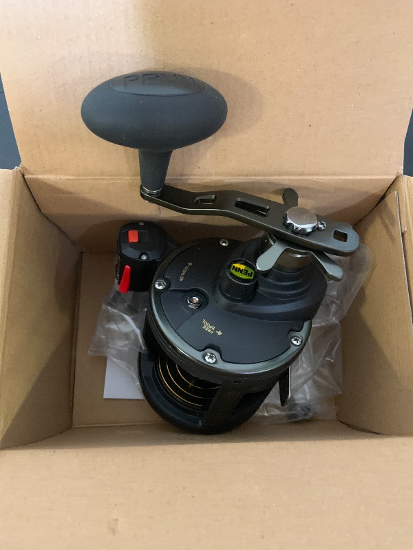Photo 1 of PENN Squall II Level Wind Conventional Fishing Reel,Black Gold, 30LWLC