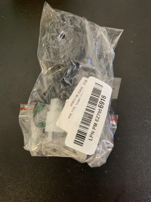 Photo 1 of Push Button Switch, 1pcs Water Drop Shape 12V Push Button Switch with Red/Green LED Indicator Lights