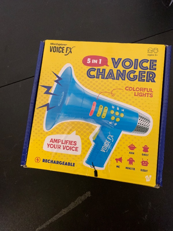Photo 1 of Mini Explorer Voice Changer for Kids - Gifts for Kids - Voice Changing Device for Boys & Girls Ages 3-8+ Olds - Birthday Gifts for 3, 4, 5, 7, 8 Year Old Boy - Outdoor Toys Gift Ideas for Kid, Toddler